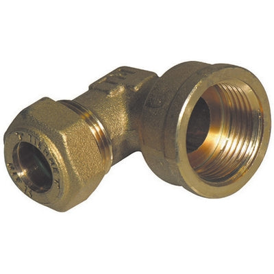 GOMITO A 90° FEMMINA 1/2"x 14 O-RING TIEMME GAS