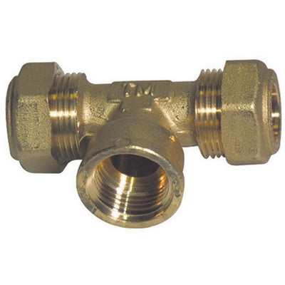 RACCORDO A 'T' FEMMINA 1/2"x12 O-RING TIEMME GAS