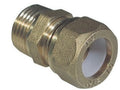 NIPPLE MASCHIO BICONO PER RAME CON OGIVA TEFLON TIEMME 3/8 x 10