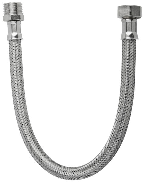 FLESSIBILE IN ACCIAIO AISI 304 1/2"M X 1/2"F   40 CM.  DN10