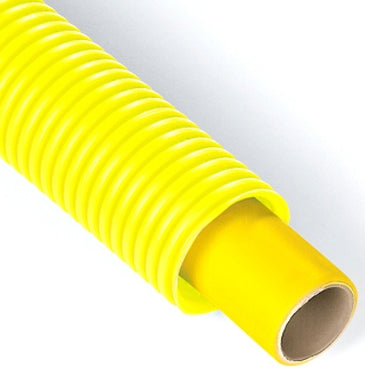 TUBO MULTISTRATO PER GAS Ø 20×2 CON GUAINA CORRUGATA GIALLA