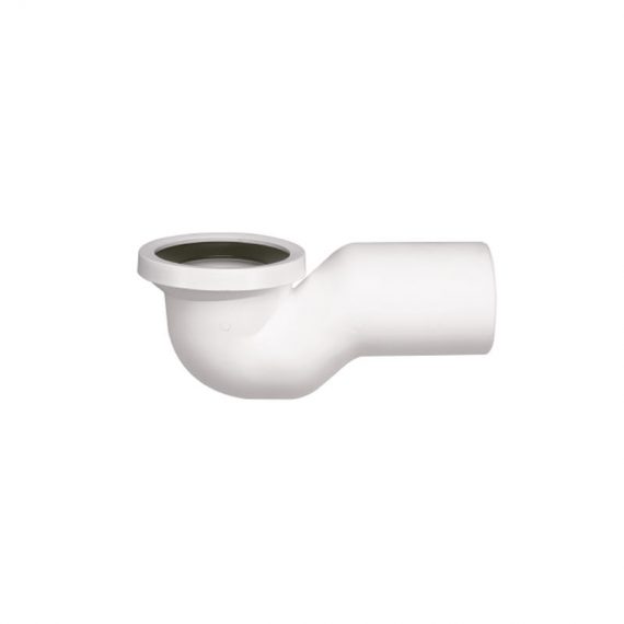CURVA SOTTOVASO CIGNO IN MATERIALE PLASTICO Ø90 mm