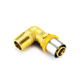 RACCORDO PER MULTISTRATO GAS CURVO MASCHIO 20X1/2"