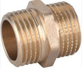 NIPPLE DIRITTO MM OTTONE GIALLO 1/4"