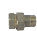 RACCORDO DIRITTO MF 3 PEZZI OTTONE GIALLO 1"