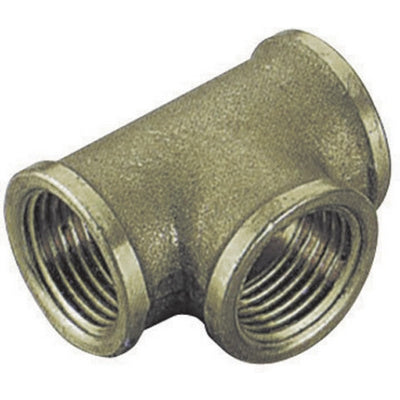 TEE FF IN OTTONE GIALLO T 1/2" TIEMME