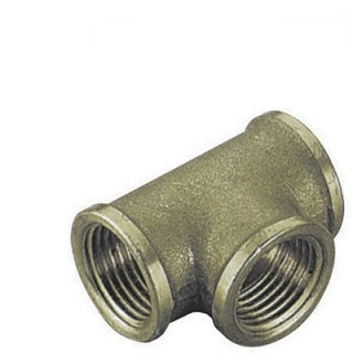 TEE FF IN OTTONE GIALLO T 1"1/4