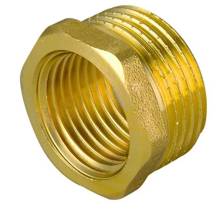 RIDUZIONE MF IN OTTONE GIALLO 1/2" x 1/4"
