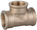 RACCORDO A 'T' FILETTATO F-F-F 1/2" IN OTTONE GIALLO