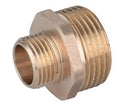 NIPPLE DIRITTO RIDOTTO MM OTTONE GIALLO IBP 1"1/2 x 1"1/4