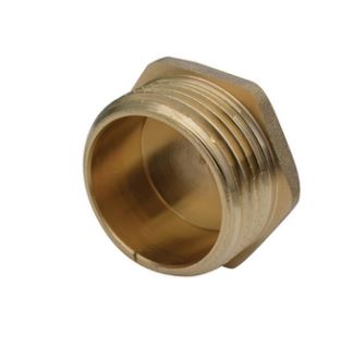 TAPPO MASCHIO OTTONE GIALLO IBP 3/8"