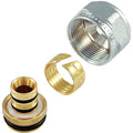 ADATTATORE CROMATO PER MULTISTRATO PASSO 1/2"X16