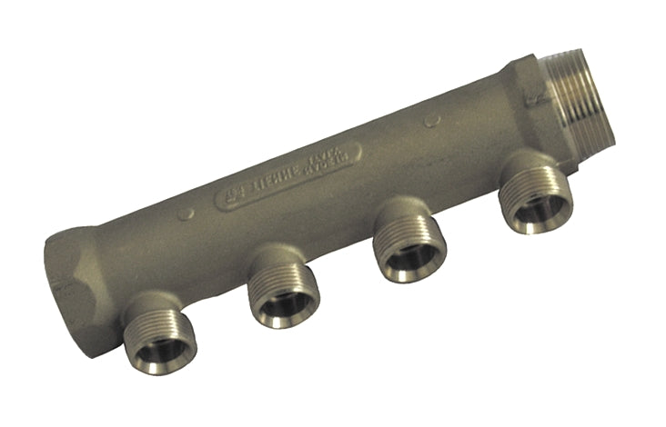 COLLETTORE LINEARE DA 1"1/4 A 4 VIE CON USCITE 3/4"x 18