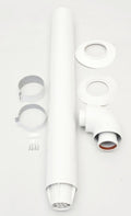 KIT SCARICO FUMI ORIZZONTALE Ø60-100 mm PER SCALDINI AVENIR PLUS LNX