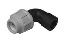 GOMITO A 90° C/DERIVAZIONE FEMMINA IKARO RACCORDO PER POLIETILENE 1"1/4 x 40