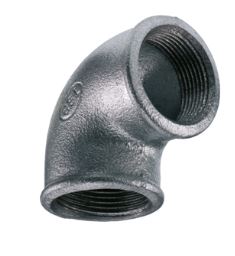 GOMITO FF ACQUA/GAS ZINCATO 3"