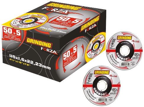 DISCO ABRASIVO TAGLIO FERRO PIANO FORZA PROMOBOX MM 115X22,2 H.MM 1,6