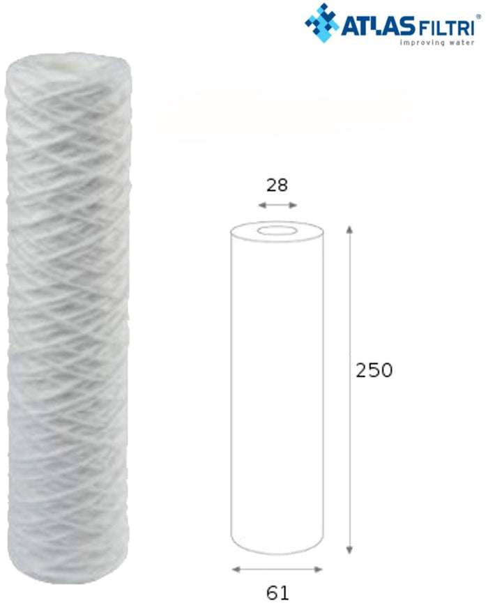 CARTUCCIA PER FILTRO SENIOR FA10 25 Micron