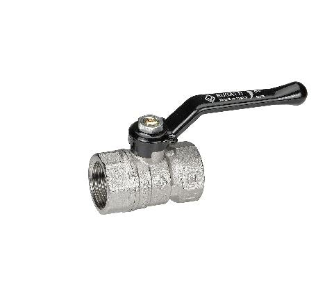 VALVOLA A SFERA 1/2" FEMMINA-FEMMINA CON LEVA IN ALLUMINIO