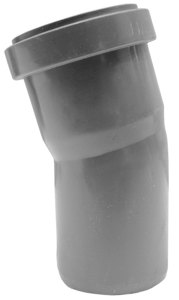 CURVA SCARICO DIAMETRO 32 15  GRADI COLORE GRIGIO