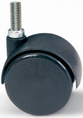 BLISTER 2 RUOTE GEMELLARI IN NYLON Ø 50 mm CON PERNO 8MA x 15 mm