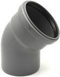 CURVA HTB 45° Ø 40 mm IN POLIPROPILENE GRIGIO