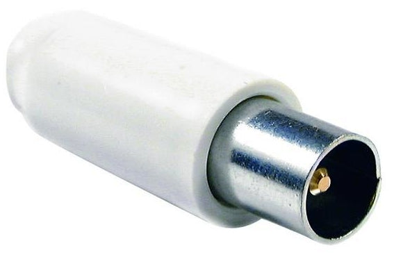 SPINOTTO TV DRITTO AD INNESTO MASCHIO 75 Ohm Ø 9,5 mm
