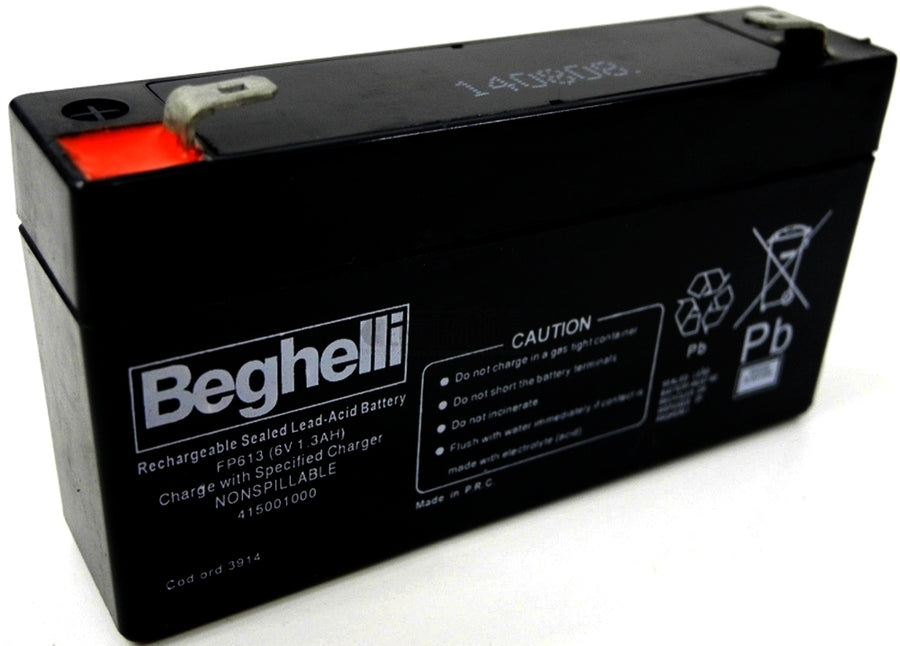 BATTERIA RICARICABILE AL PIOMBO 6V 1.3A