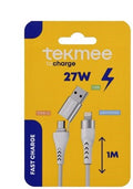 CAVO TEKMEE 1M 2IN1LIGHTNING/TIPO-C-USB