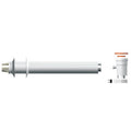 KIT SCARICO COASSIALE 60/100 PARTENZA VT L. 750 mm 750 PER SCALDINO TIRAGGIO FORZATO
