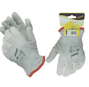 GUANTO DRIVER FIORE BOVINO WORKIT BIANCO DORSO CROSTA 9