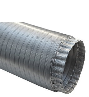 TUBO FLESSIBILE IN ALLUMINIO ESTENSIBILE DA 1 A 3 METRI Ø 80 mm