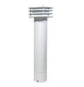 ESALATORE FUMO VENTILATO IN LAMIERA VERNICIATA BIANCA Diam. 135