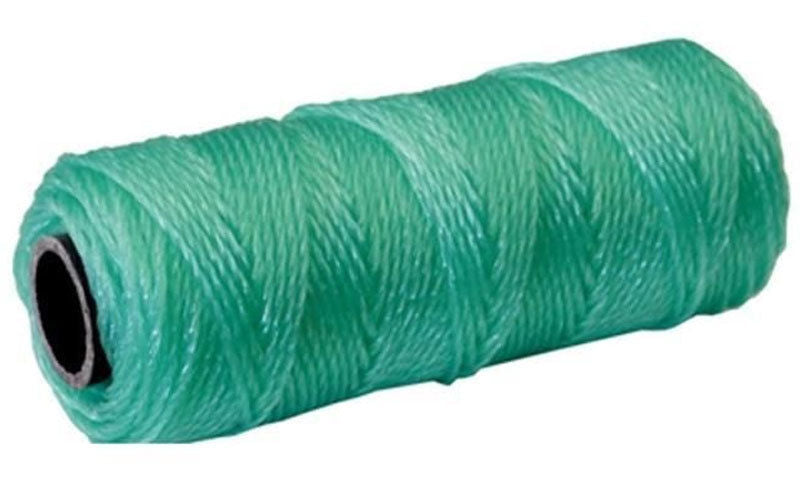 LENZA PER MURATORE VERDE IN LEVILENE A 3 CAPI 250 mt.