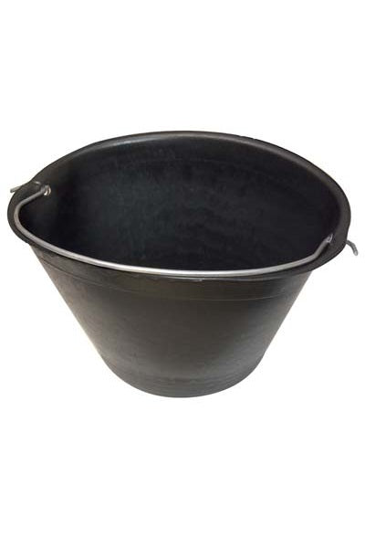 SECCHIO MURATORE PE NERO D.CM 34 LITRI 8 M.ZINCATO