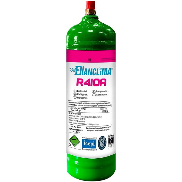 BOMBOLETTA GAS R410A RICARICABILE 800 GR.