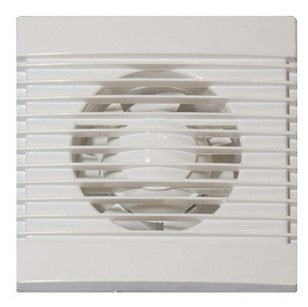 ASPIRATORE ELETTRICO QUADRATO IN ABS BCO  DIAMETRO 120