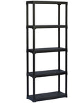 SCAFFALI KIT BRIXO TOWER 5 PIANI IN PLASTICA H.176 CM