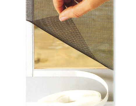 ZANZARIERA STOP INSET CON VELCRO BIANCA CM. 130X150