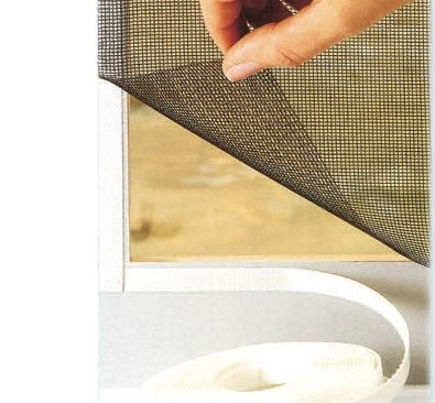 ZANZARIERA STOP INSET CON VELCRO NERA CM. 130X150