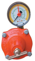 REGOLATORE GAS GPL ALTA PRESSIONE PRIMO STADIO CON MANOMETRO MOD.APZ12 kg. / h 12-18