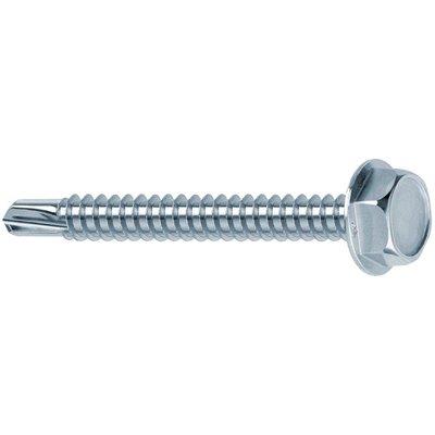 VITE AUTOPERFORANTE METALLO DRILLEX MUSTAD TECC ZINCATA BIANCA MM 4,8X32