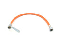 FLESSIBILE GAS FF IN GOMMA CON CHIAVETTA cm 100
