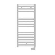 TERMOARREDO ELETTRICO H. 1160 MM CON TERMOSTATO TEKNO DIGIT Nero opaco L. 450 mm - W 500