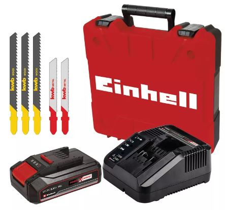 EINHELL SEGHETTO A BATTERIA TC-JS 18 LI 4321228 POWER X-CHANGE 2,5 AH - ROTEX