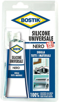 SILICONE ACETICO UNIVERSALE NERO BOSTIK IN TUBETTO DA 60 ml
