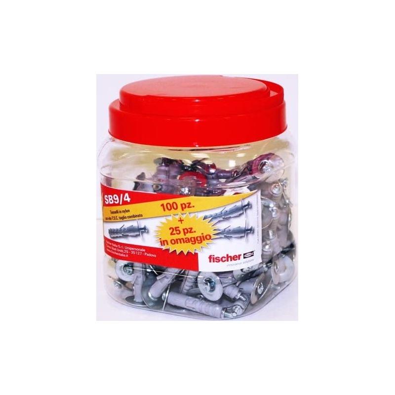 TASSELLO NYLON FISCHER 9/4 SB VITE TSC CF. 100 pz.+ 25