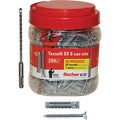 TASSELLO NYLON SX 6S VITE TSP PROMOPACK FISCHER CF=PZ 150+50 + 1 PUNTA SDS PLUS MM 6