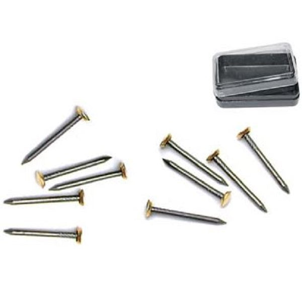 CHIODO TESTA OTTONE PRONTY ACCIAIO MM 20 CF=PZ 15