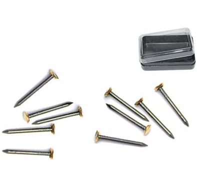 CHIODO TESTA OTTONE PRONTY ACCIAIO MM 25 CF=PZ 15